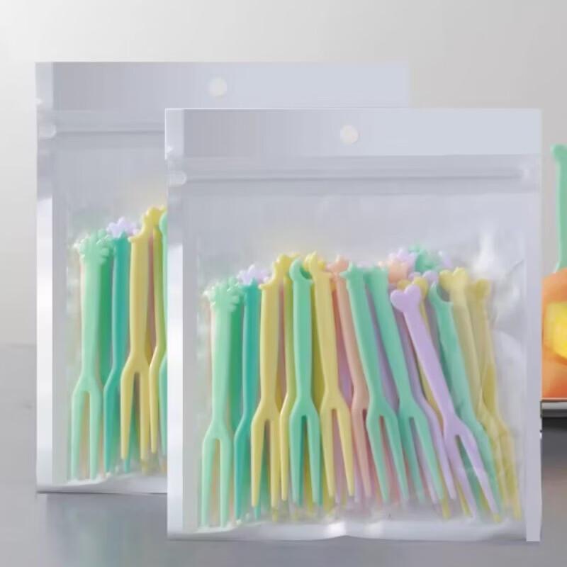 Disposable Plastic Fruit & Dessert Forks