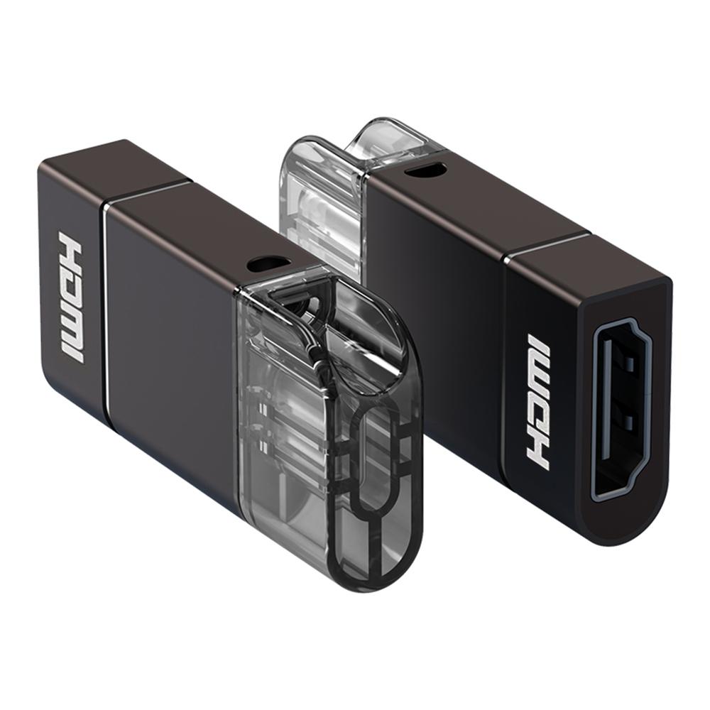 

Адаптер Type C до HDMI 4K Дзеркальне відображення екрана Телевізор Монітор Проектор Синхронізація Аудіо Відео Адаптер As Shown A