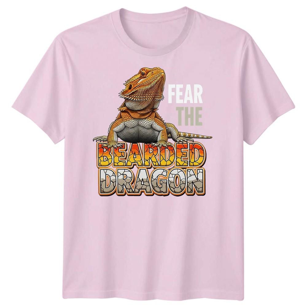 Fear The Bearded Dragon Reptiles Animals Mens TShirt