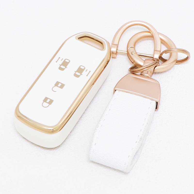 2/4 Buttons for Honda N-One N Wagon N-BOX JF1 JF2 Custom JF3 JF4 N-BOX+Plus TPU Car Key Case Cover Shell Fob Keychain Bag
