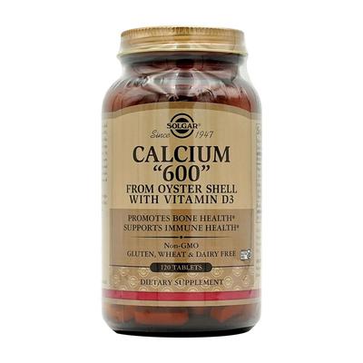 Calcium 600 from Oyster Shell with Vitamin D3, 120 Tablets