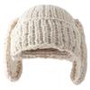 Warm Ear Hat with Ear Pullover Cap Cartoon Rabbit Ears Beanies Lovely Colorful Winter Plush Hat for Casual Wear