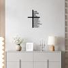 Durable Metal Cross Wall Art for Teen Boys Room Motivational Son of God Sign Christian Decor