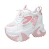 Fashion 2024 Women High Platform Sneakers New Summer Spring Non-slip breathable Shoes 10CM Thick Sole Casual Shoes Dad Sports Sneakers