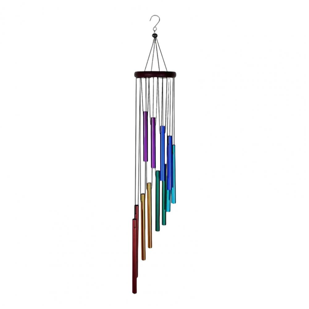 Wind Chime Decor Retro Metal Tube Wind Chime for Outdoor Garden Patio Decor Vintage Hanging Wind Bell Ornament for Indoor