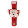 Wrist Rattle Baby Multi Shape Soft Plush Toys Animals Watch Band Wrist Bell Kids Bee Monkey Make Noise Rattles For Newborns
