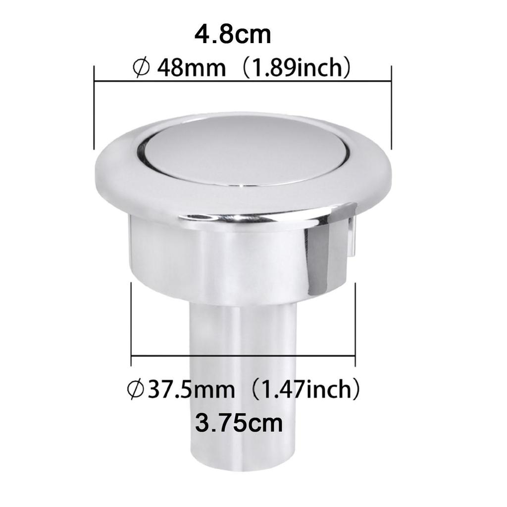 Toilet Push Button Single Flush Stylish Button Toilet Water Tank Button Top Toilet Button Bathroom Toilet Repair Parts for Home