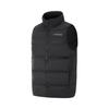 Fitness Series Stand Collar Down Vest Black Men AMRV077-3