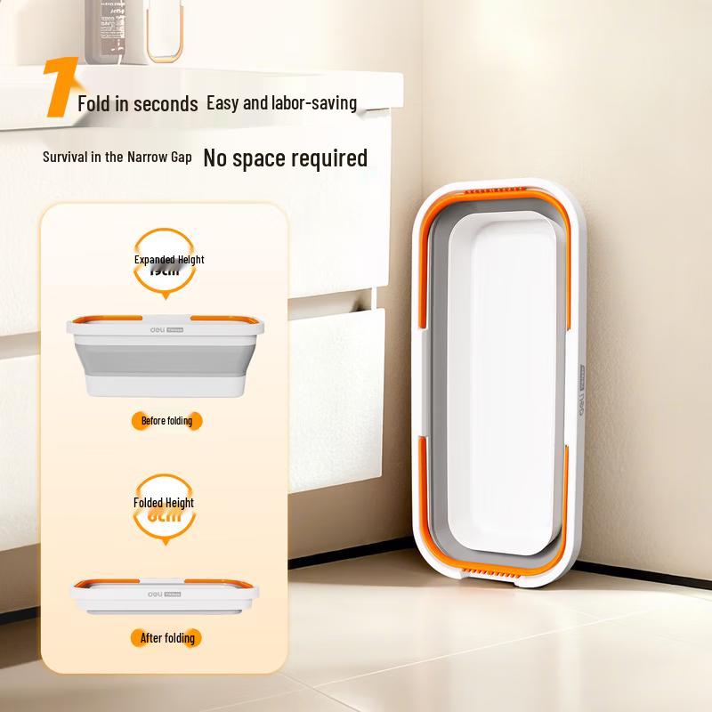 Deli DL-YKJ104 17L Square Folding Utility Bucket