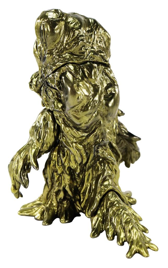 Character Content Production Middle Size Series Godzilla Hedorah Hedorah Plated Paint Gold 120mm PVC Painted Complete Soft Vinyl Figure (CCP) [13th