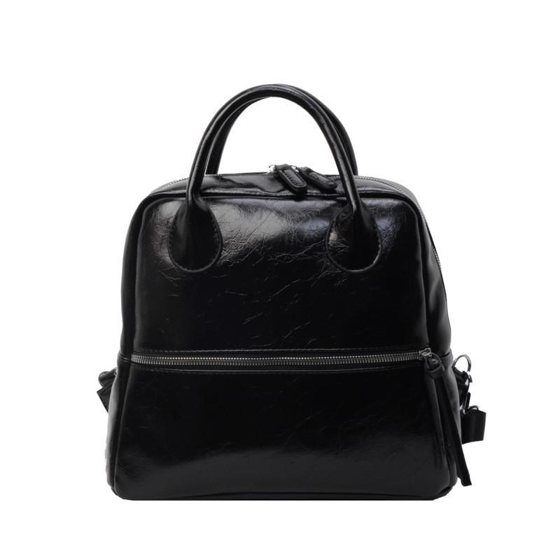 IELGY Korean version of fashion backpack, large-capacity high-end sense travel college students class commuter backpack