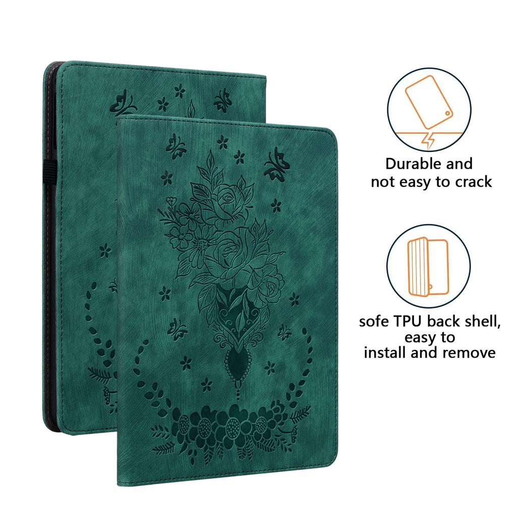 Für Lenovo Tab One 8.7 K9 TB-305FU TB-X305XU 2025 Hülle Rosenblüten-Hülle Weiche Rückseite TPU Tablet-Abdeckung
