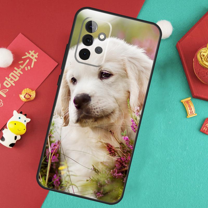 Golden Retriever Dog Case For Samsung Galaxy A16 A17 A54 A34 A14 A15 A35 A55 A52 A12 A32 A13 A33 A53 A26 A36 A56