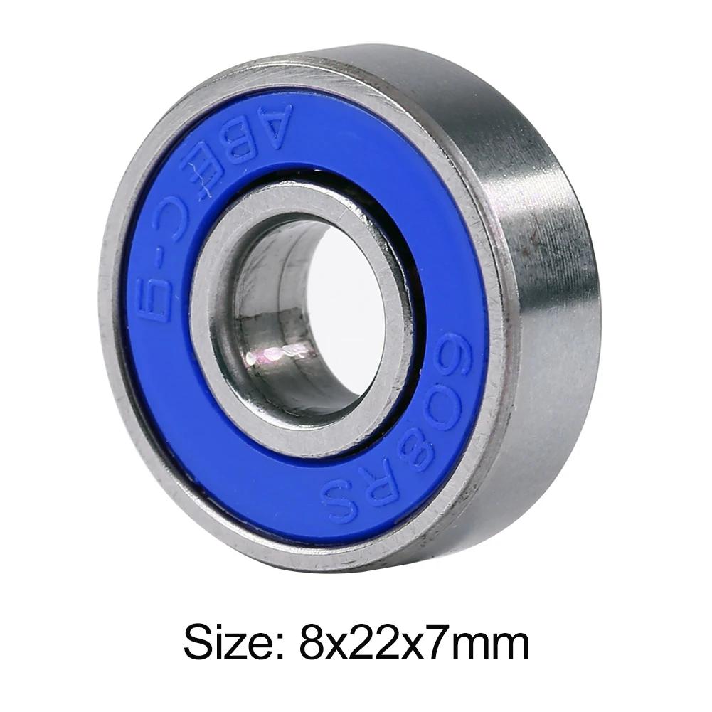 10 szt. 608ZZ Łożyska Kulowe do Deskorolki Jednorzędowe Łożysko Minaturowe 8x22x7mm Łożyska Kulowe do Deskorolek Hulajnóg Wrotkarskich