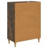 Sideboard Smoked Oak 66 x 34.5 x 90 cm Engineered Wood