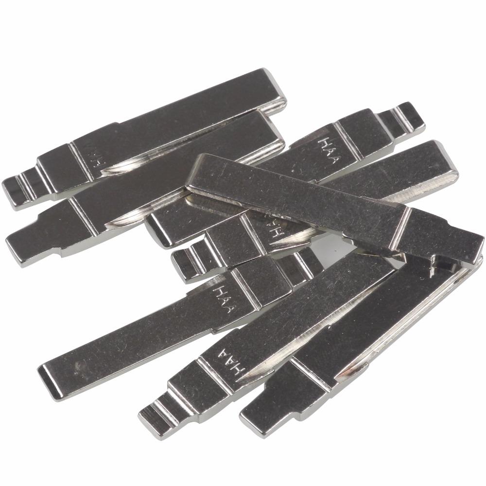 jingyuqin #31 HAA HU66 Blade Remote Folding Flid Blank Key Uncut Blade For Vw Passat Bora Skoda Seattle For A-u-d-i A6 Car Key