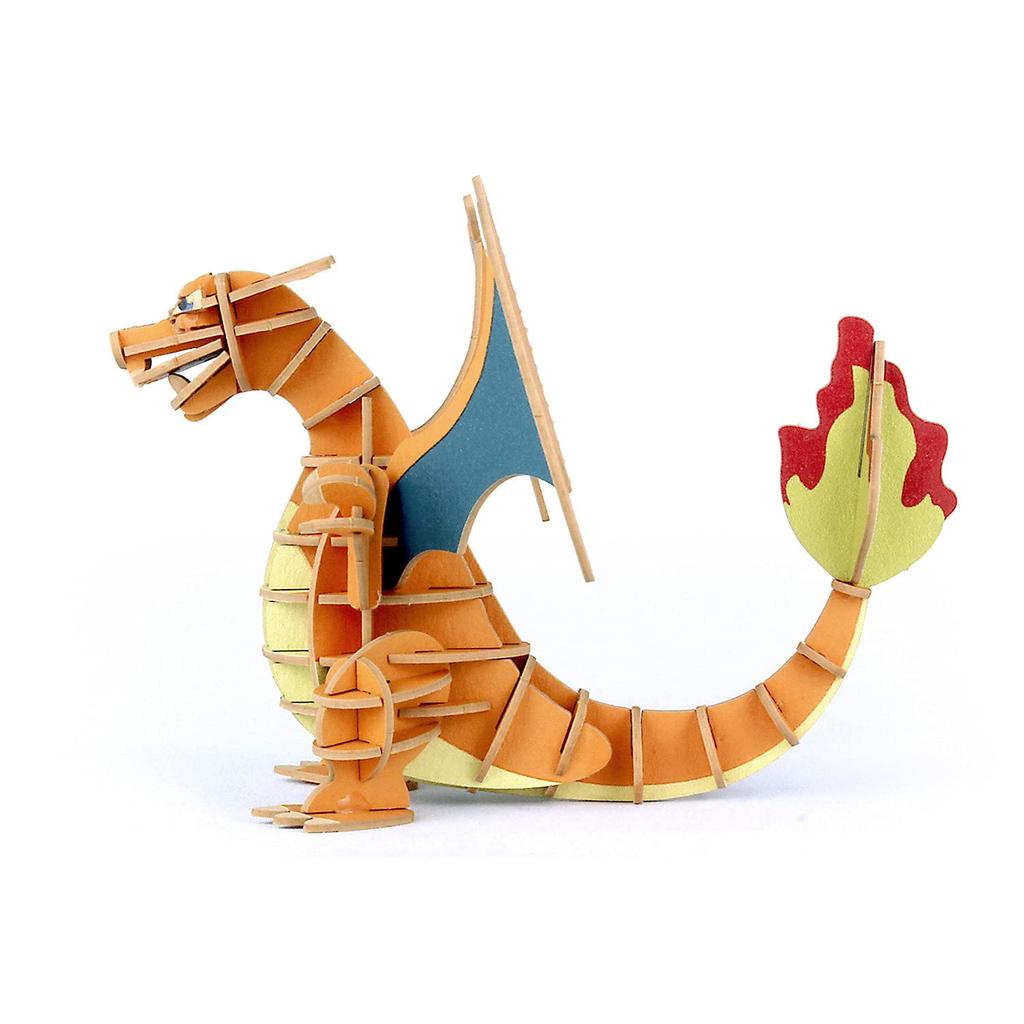 PLUS Pokemon Charizard Paper 3D 3D Puzzle DIY Craft Kit That Can Be Enjoyed by Everyone from Elementary School Students To Adults Educational Toy for