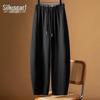 Silkbay Women's Draped Drawstring Wide-Leg Pants