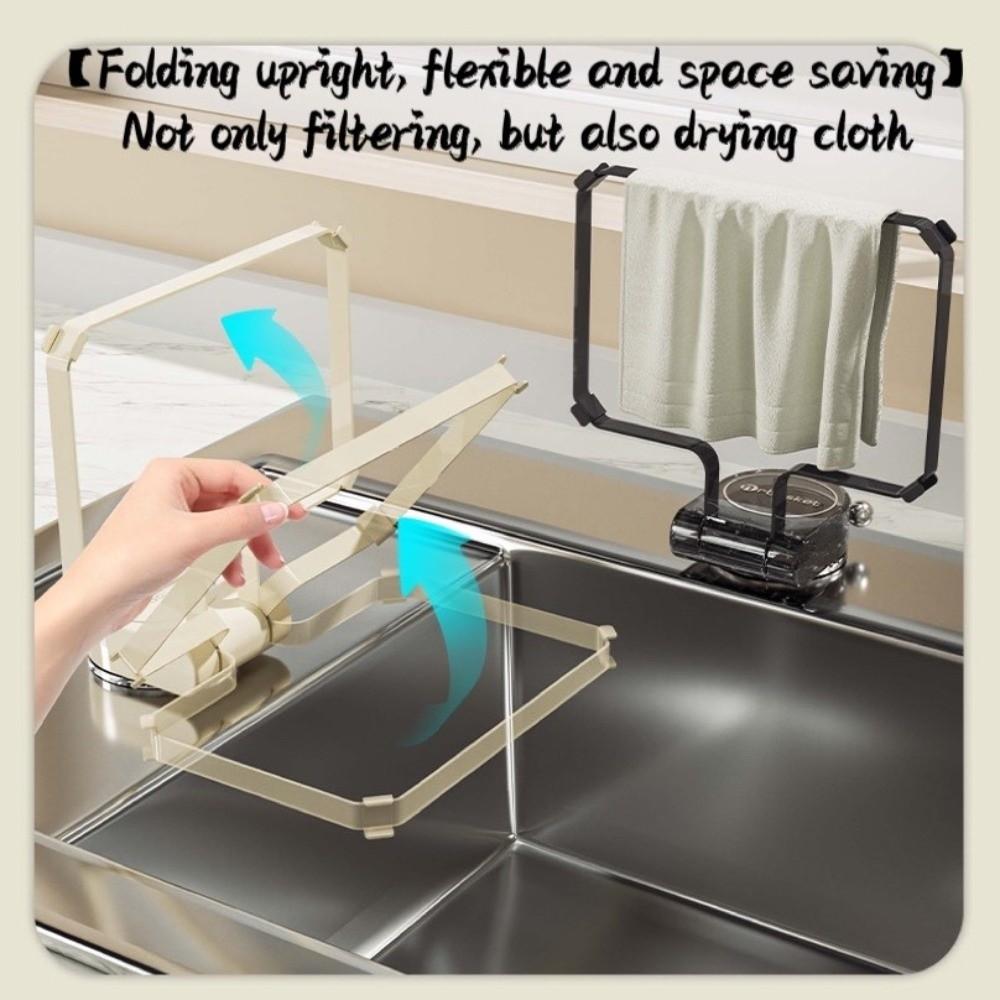 Spülbecken Sieb Spülbeckenfilter Gestell Abnehmbares Müllfilter Regal Hochwertiger Filterbeutel Küche