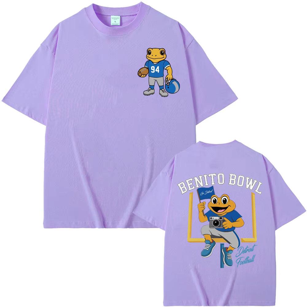 Rapper Bad Bunny Bowl Y2k 2026 Tour T-shirt Benito Bowl Clothing T Shirts Men's Women Harajuku Oversized Vintage Classic T Shirt