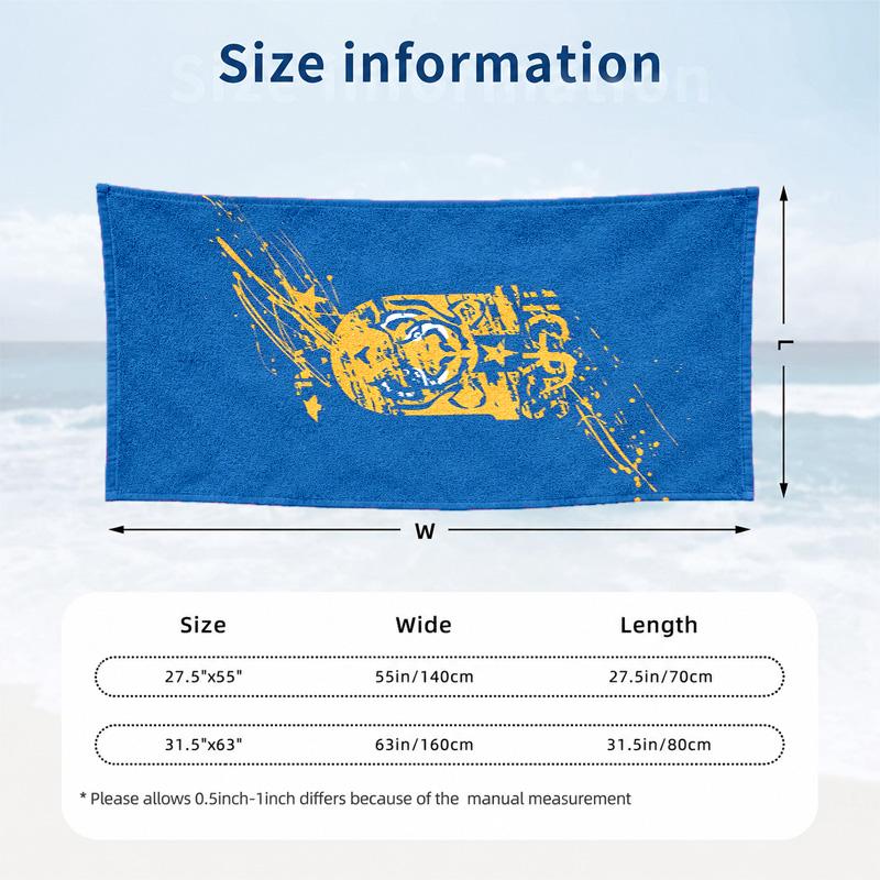Club Tigres UANL Microfiber Beach Towel Quick Dry Sand Free Lightweight Beach Towels for Travel Swimming Camping