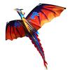 Outdoor Colorful 3D Dragon Flying Kite with 100m Tail Line Children Kids Toys