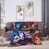 Arcane Blanket Viktor Game Anime Jinx Jayce Caitlyn Jesus Sevika  Flannel Bedding Throws For Bedroom Super Warm Bedspread Gift