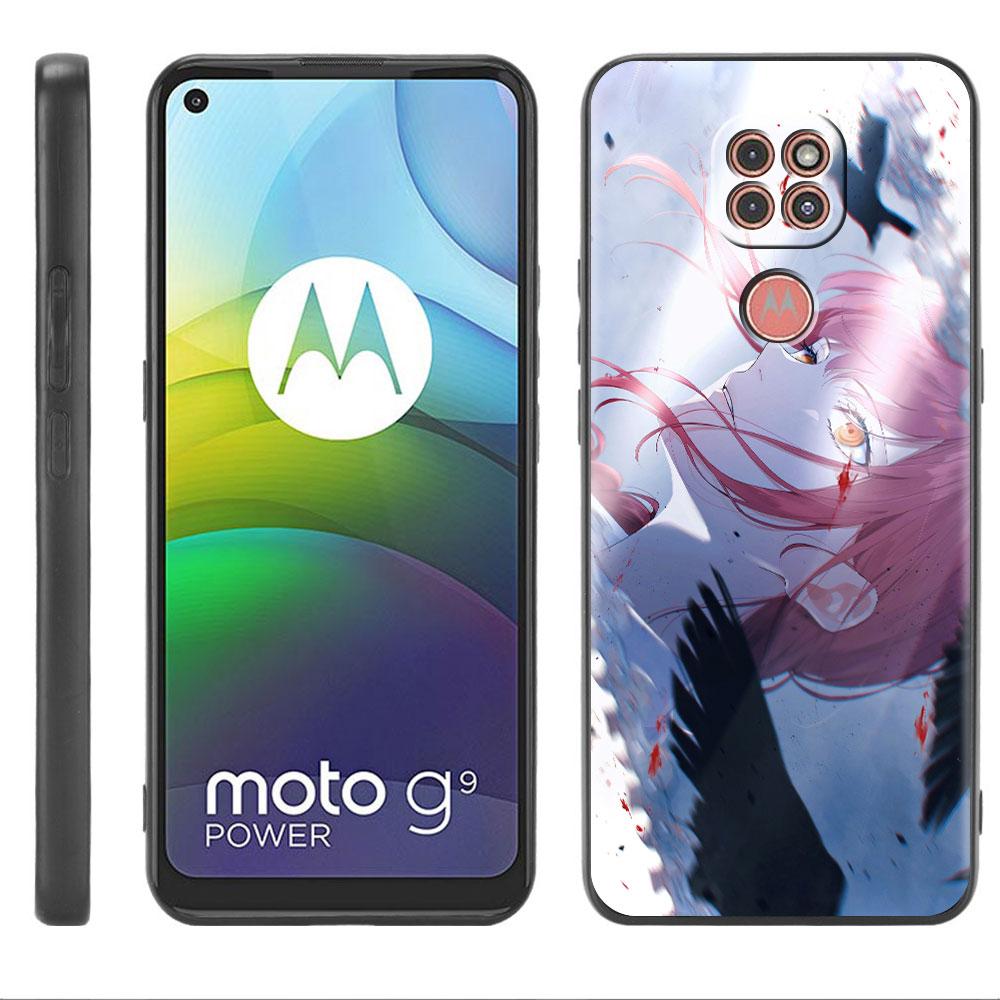 Case For Motorola G60 G30 G22 Edge 20 Lite G31 One Fusion G9 G8 G60s G51 G71 G52 G200 G50 Soft Phone Cover Chainsaw Man Makima