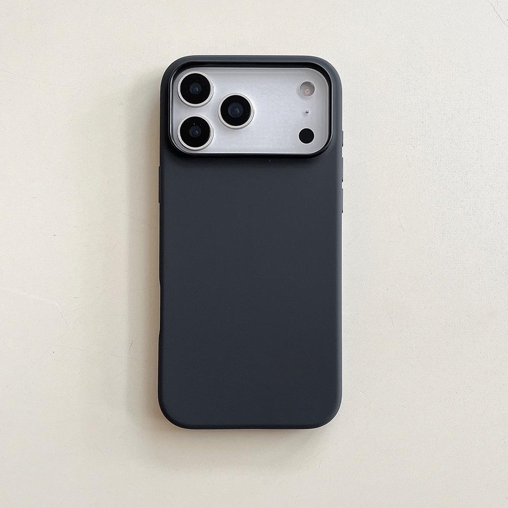 Two-Color Liquid Silicone Case for iPhone 17 Pro Max - Anti-Fall, Compatible with iPhone 14/15/16