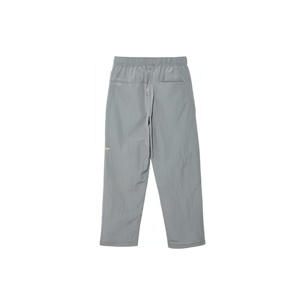 New Era SS22 Color Block Printed Loose Sports Pants Unisex Bottoms Gray 13095636