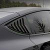2 buc. Obloane triunghiulare din spate pentru mașină Parasolar triunghiular modificat pentru Tesla Model 3/Y Patch obturator pentru geam din spate ABS Shark Gill