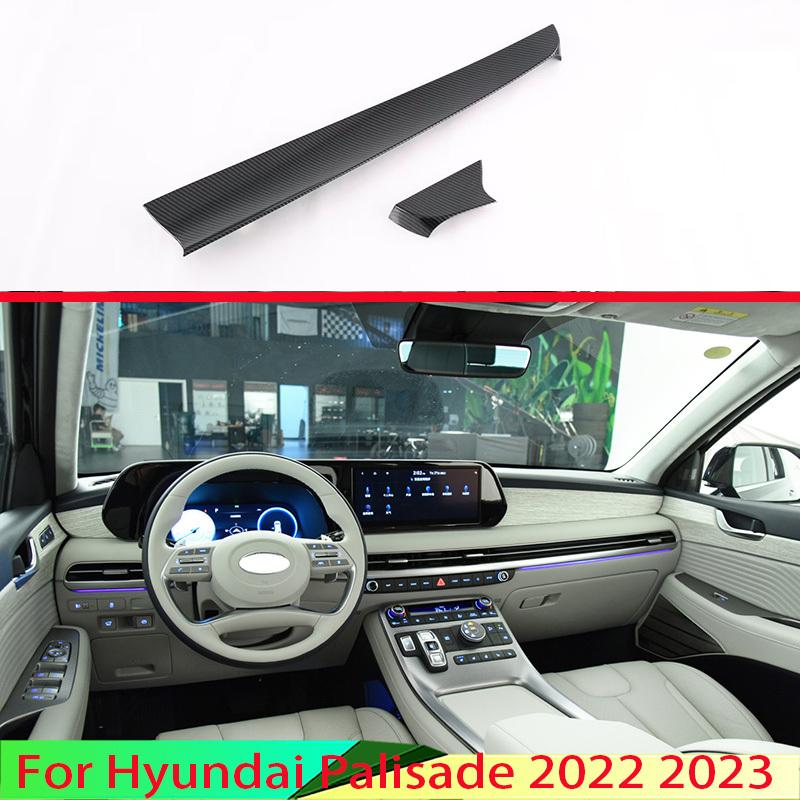 For Hyundai Palisade Car Accessories ABS Center Console Interior trument Panel Around Trim