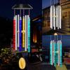Solar Wind Chime Lights Acrylic Bubble Wand Ambient Lights Outdoor Waterproof Patio Decoration