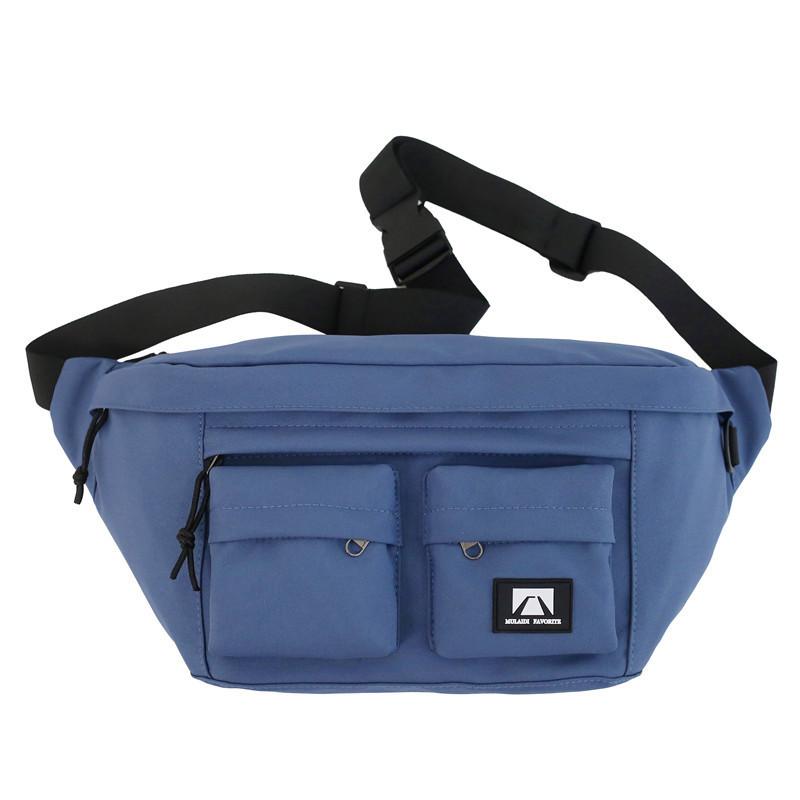 Simple and Spacious Street Trend Men's Crossbody Bag, Fashionable and Sporty Casual Women's Bag