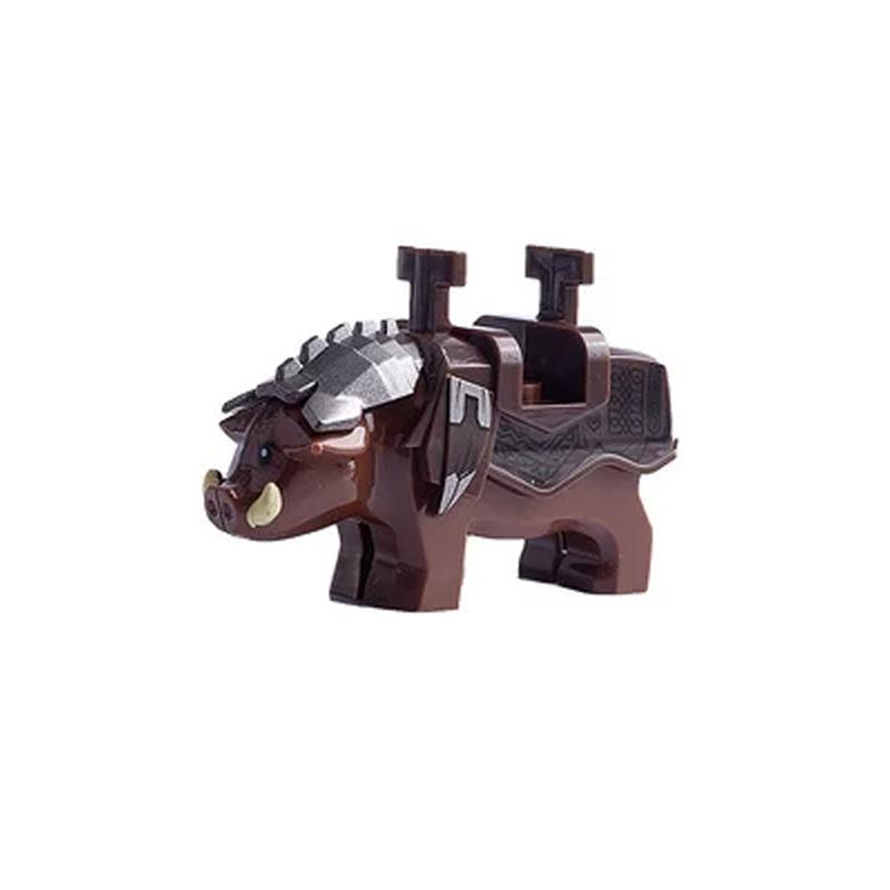 Accessori Blocchi da Costruzione Città Grande Zoo Squalo Panda Pecora Bue Cervo Montagna Coccodrillo Tigre Lupo Maiale Orango Regalo Giocattoli K038