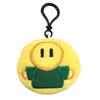 Portachiavi Espressione Mini Peluche Ciondolo Carino Emoji Bambola di Peluche Decorazione Regalo