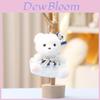 Plush Bear Toy Cute Doll For Girls Bag Pendant Gift Accessory