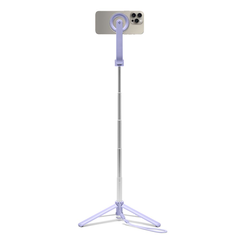 Spigen S571W Magsafe Bluetooth Selfie Stick Tripod Lavender