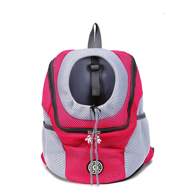 Pet Dog Carrier Bag Backpack Outdoor Portable Dog Carrier Bag Backpack Out Double Shoulder Travel Carrier For Dogs Travel Set S for 0-5kg розы красного