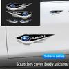 Auto Rückspiegel Tür Seitlich Seiten Dekoration Aufkleber für Subaru STI Forester Impreza Legacy Outback XV BRZ WRX Tribeca