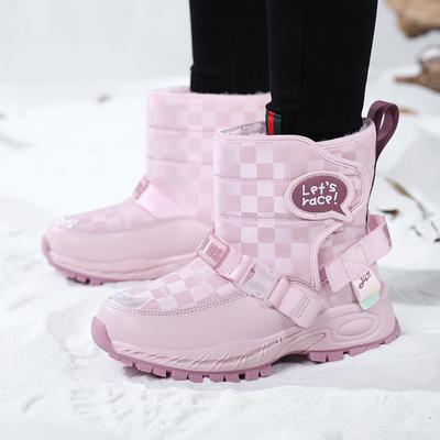 Hiver Nouveaux Chaussures Chaudes Décontractées en Coton Épais pour Garçons et Filles