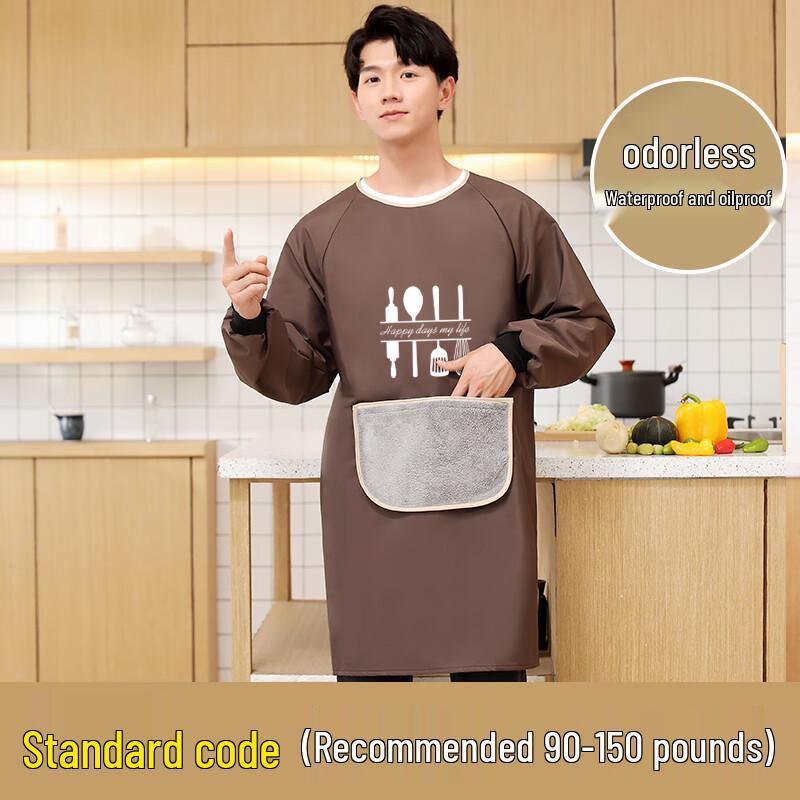 

Long-Sleeved Waterproof Work Apron Smock