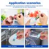 6Pcs Bottle Gap Cleaning Brush 3 In 1 Cup Crevice Cleaner Portable Cup Lid Cleaning Brush for Home Kitchen Glasses Milk Bottles