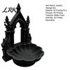 Decorative Storage Dish 3D Printed Gothic Arch Jewelry Tray, Medieval Church Style Trinket Small Item Container Dish, Vintage Tray for Rings Earrings