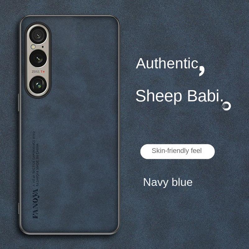 Plain Leather Comfortable Suede Case For Xperia I VII 10 VI 1 VI Sony Xperia 10 V 5 V 1V 10 Iv 5iv 1 Iv Hard Slim Protect Cover