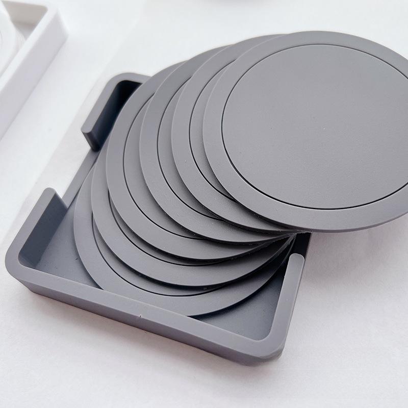 

Трансграничный набор термостойких ПВХ подставок в стиле INS: Простой дизайн для горшков, мисок и подставок Round 90x90x3mm
