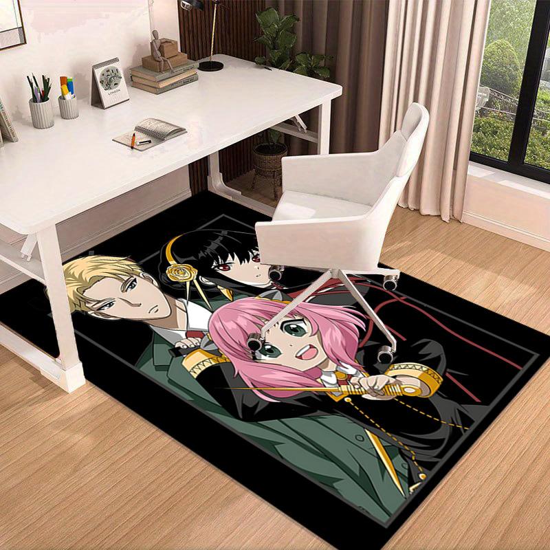 Cute anime spy Famliy Carpet, Chair Rug,Rug for Office Bedroom living rooms, Doormat decor Fan Gift Christmas Gift