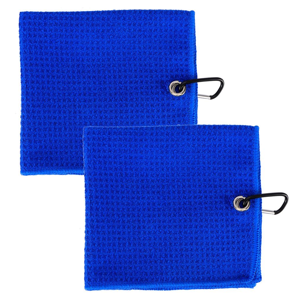 2Pcs Microfiber Yoga Towel Fitness Workout Running Sweat Absorbent Towel Sport AccessoriesRoyalblue