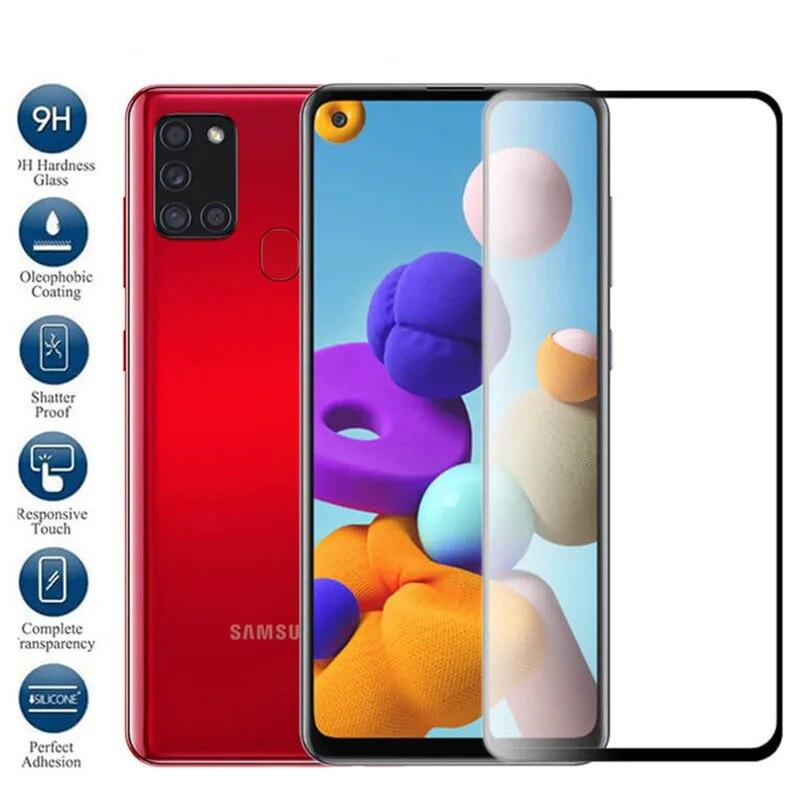 9H Tempered Glass for Samsung Galaxy A21s Screen Protector for Samsung A21S Galaxy A21 S Protective Glass Film