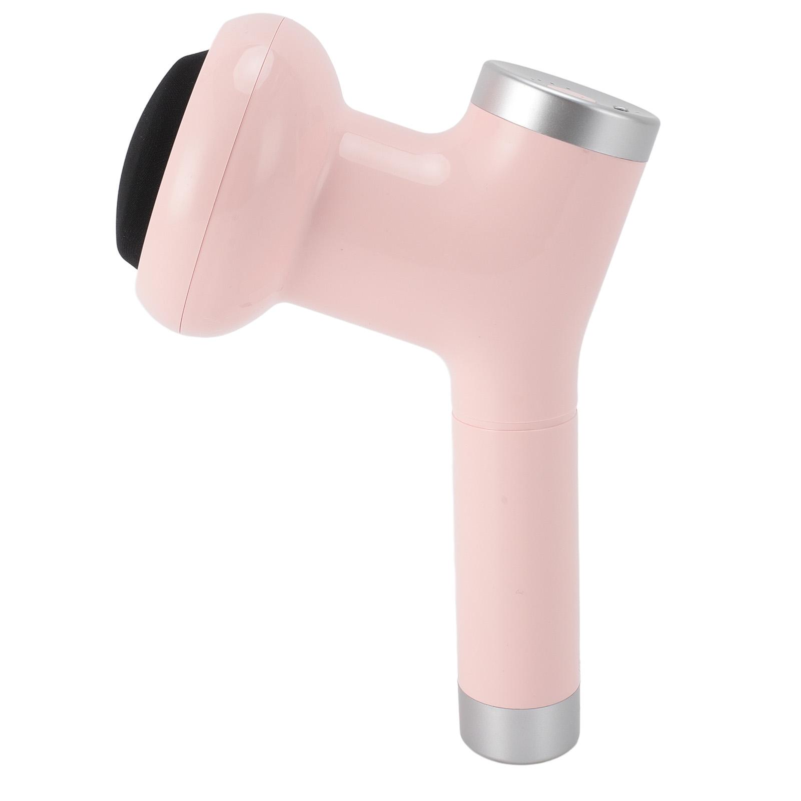 

Машина для скульптуры тела 8-сильный электрический ручной массажер для похудения тела с 5 головками для рук и ног розовый